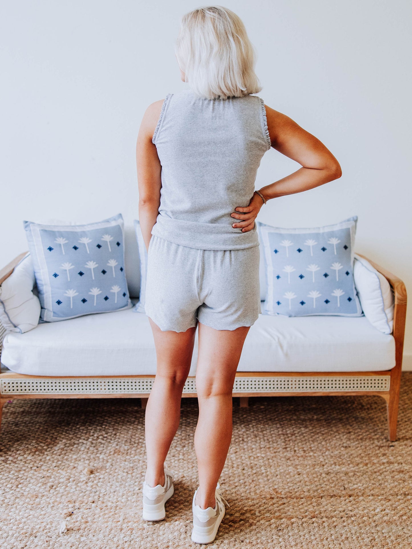 Women's Luxe Tank Set - Warm Gray