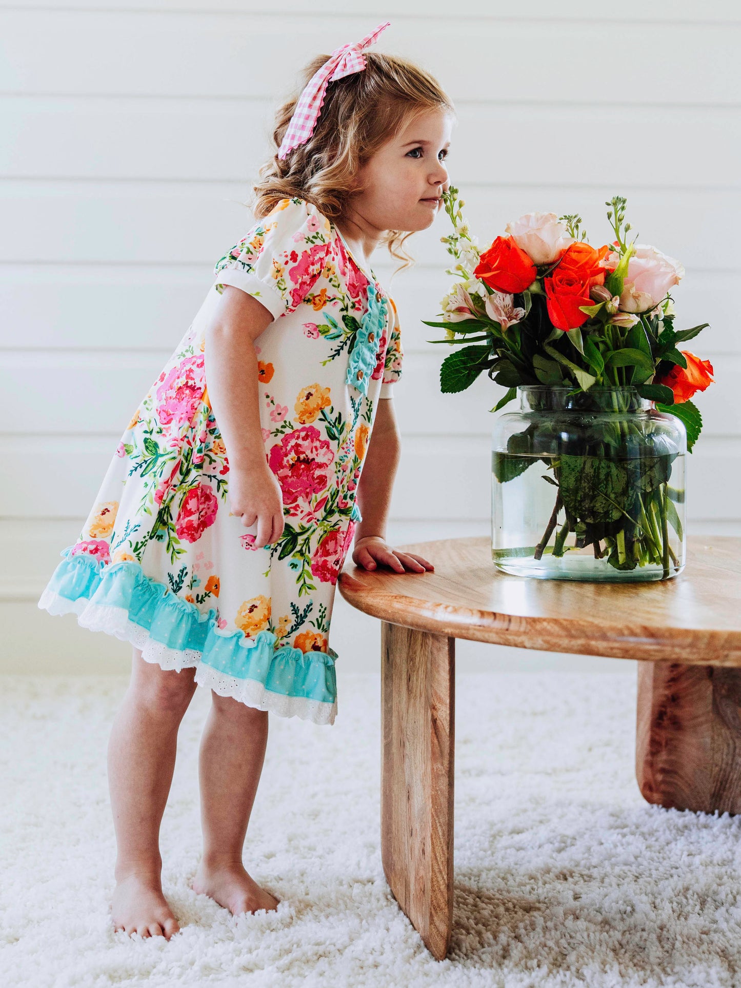 Everyday Play Dress - Spring Zinnias