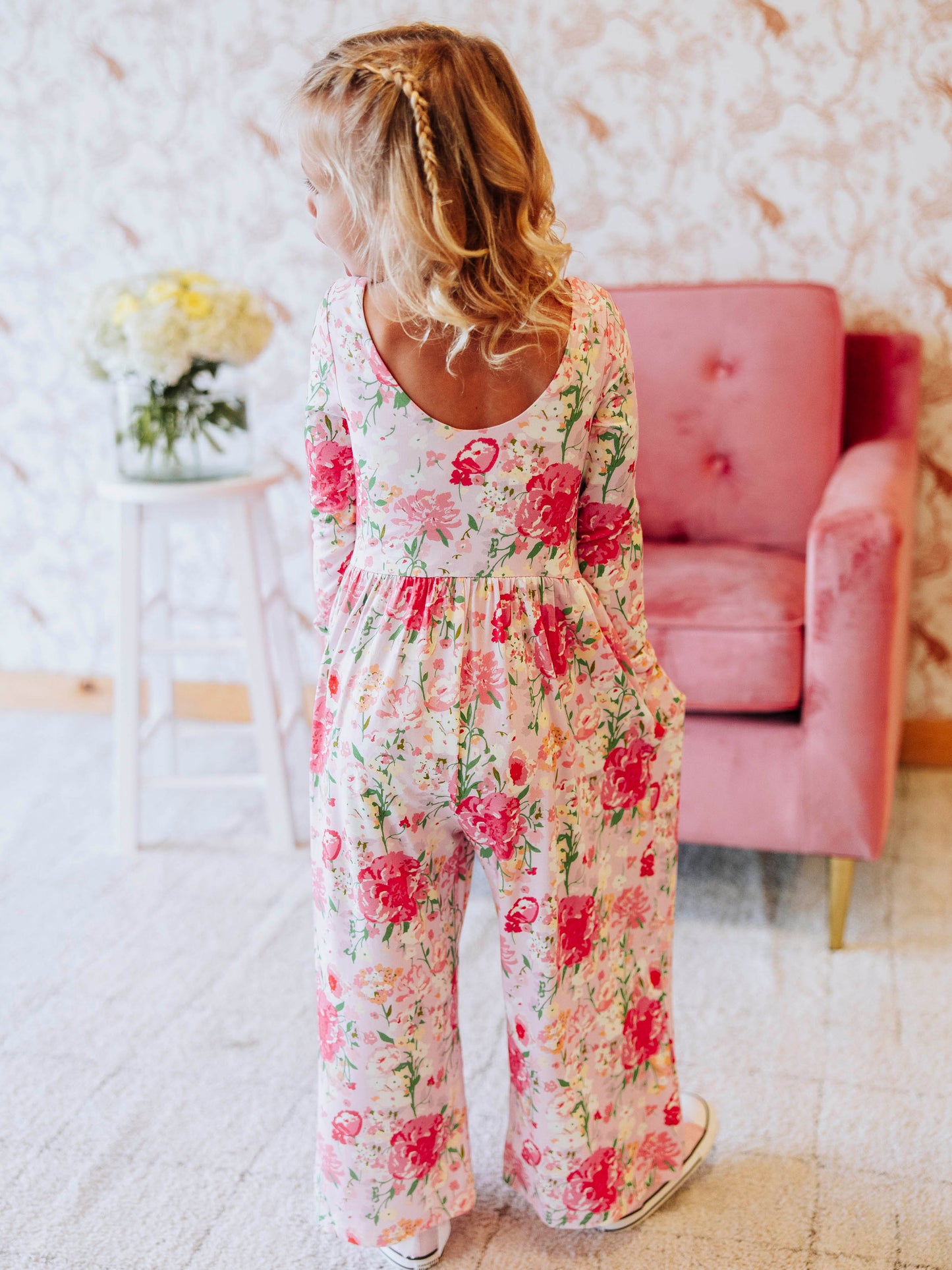 Leggy Romper - Flower Girl