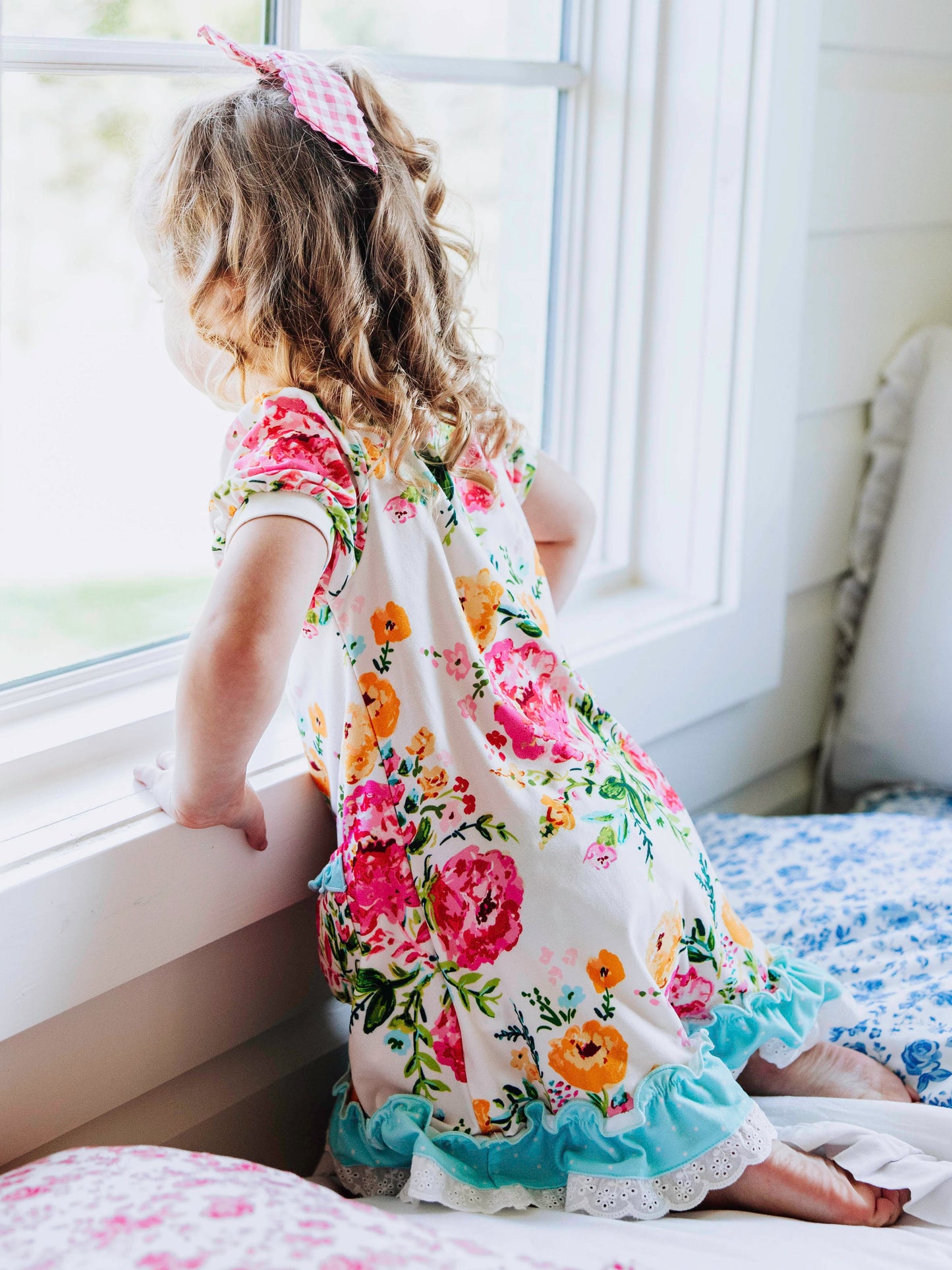 Everyday Play Dress - Spring Zinnias