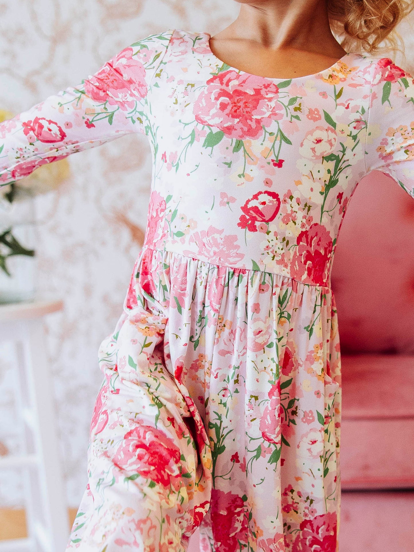 Leggy Romper - Flower Girl