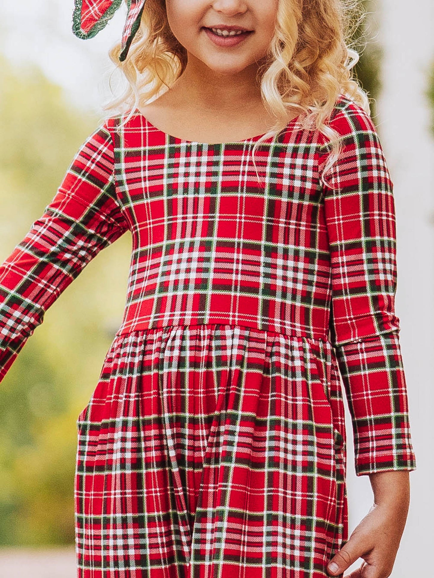 Leggy Romper - Merry Plaid