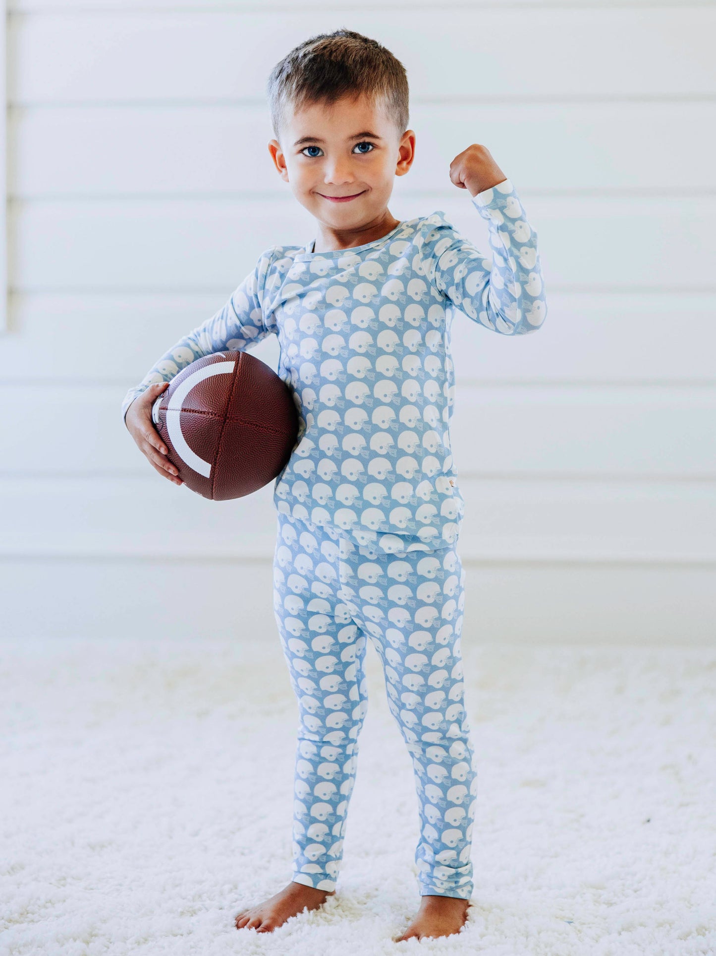 Cloud Fitted Pajamas - Come Back Carolina Blue