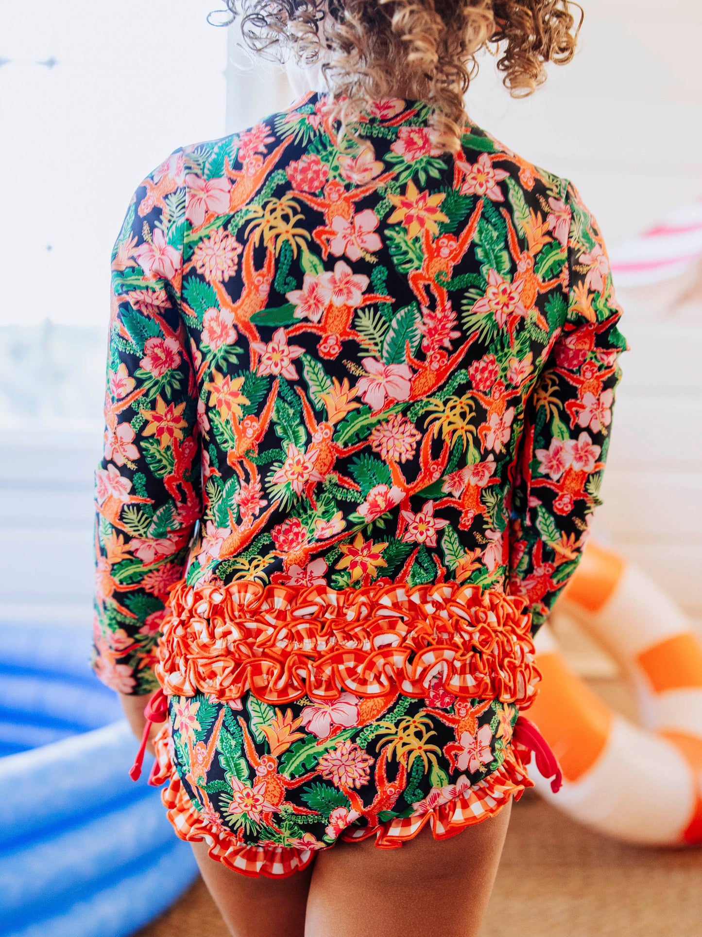 Solid Rash Guard - Tropical Monkeys