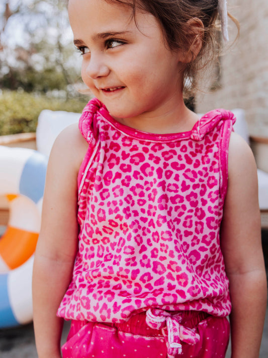 Terry Set - Pink Leopard