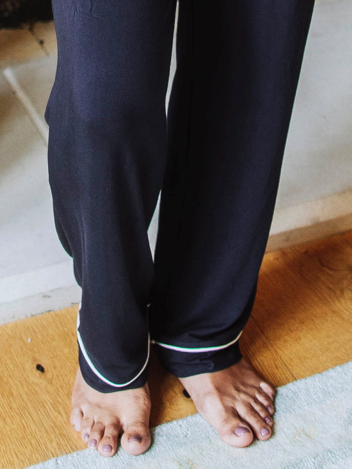 Women's Relaxed Pajama Set - Admiral Blue