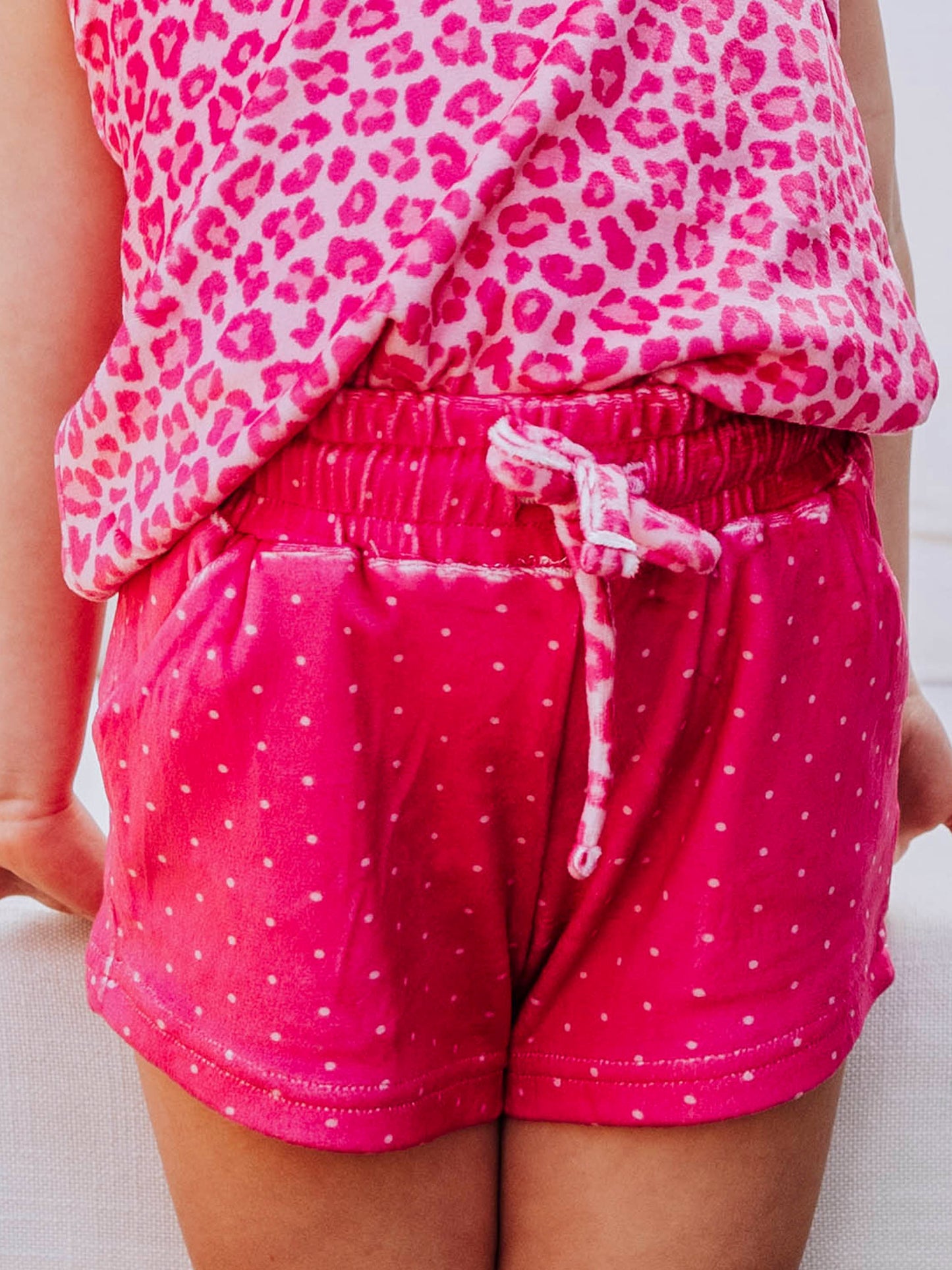 Terry Set - Pink Leopard