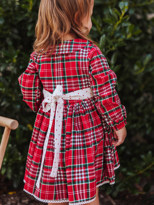 Goldie Dress - Merry Plaid