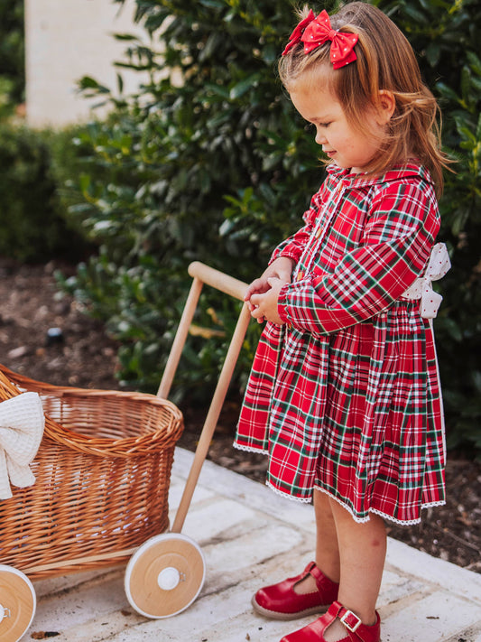 Goldie Dress - Merry Plaid