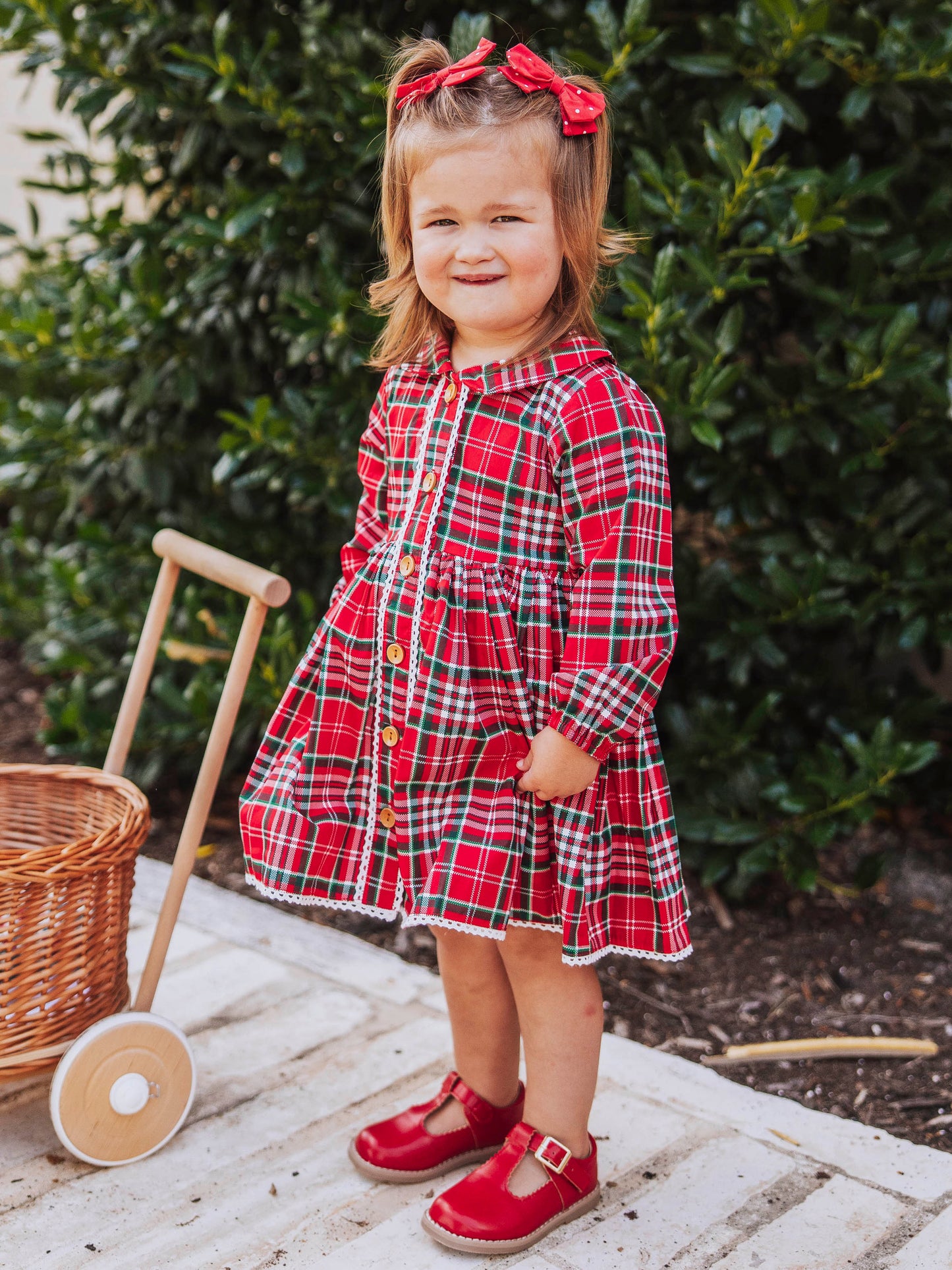 Goldie Dress - Merry Plaid