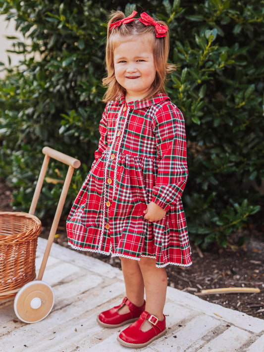 Goldie Dress - Merry Plaid