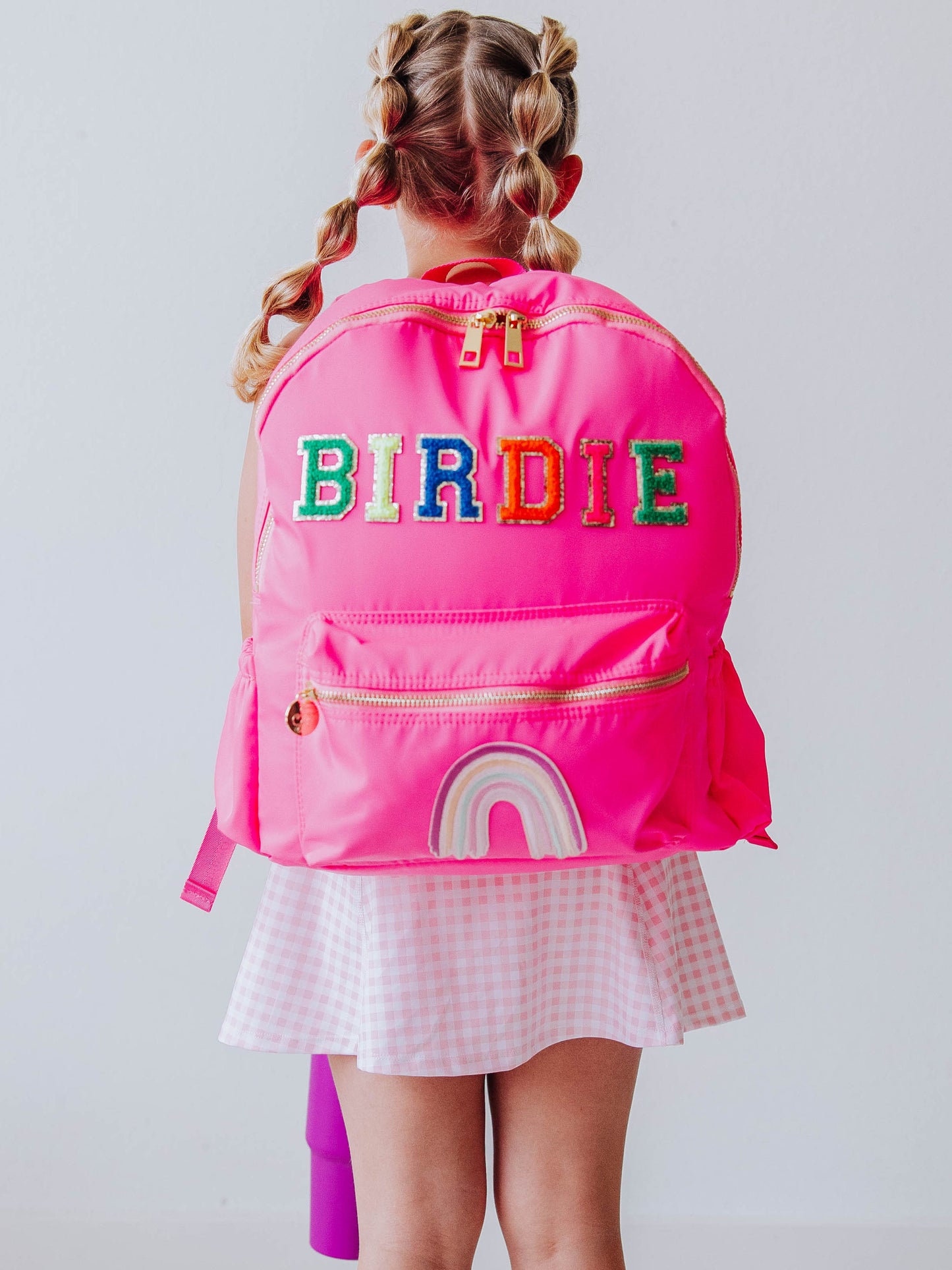 Retro Backpack - Vibrant Pink