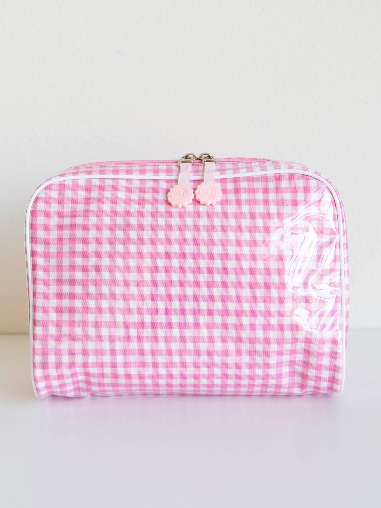 Cosmetic Bag - Pink Gingham