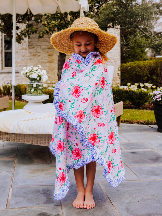 Ruffled Towel - Flower Girl