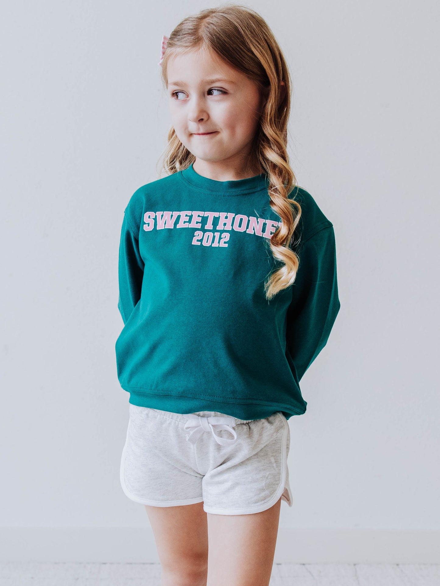 Warm Knit Sweatshirt - SweetHoney Sea Green