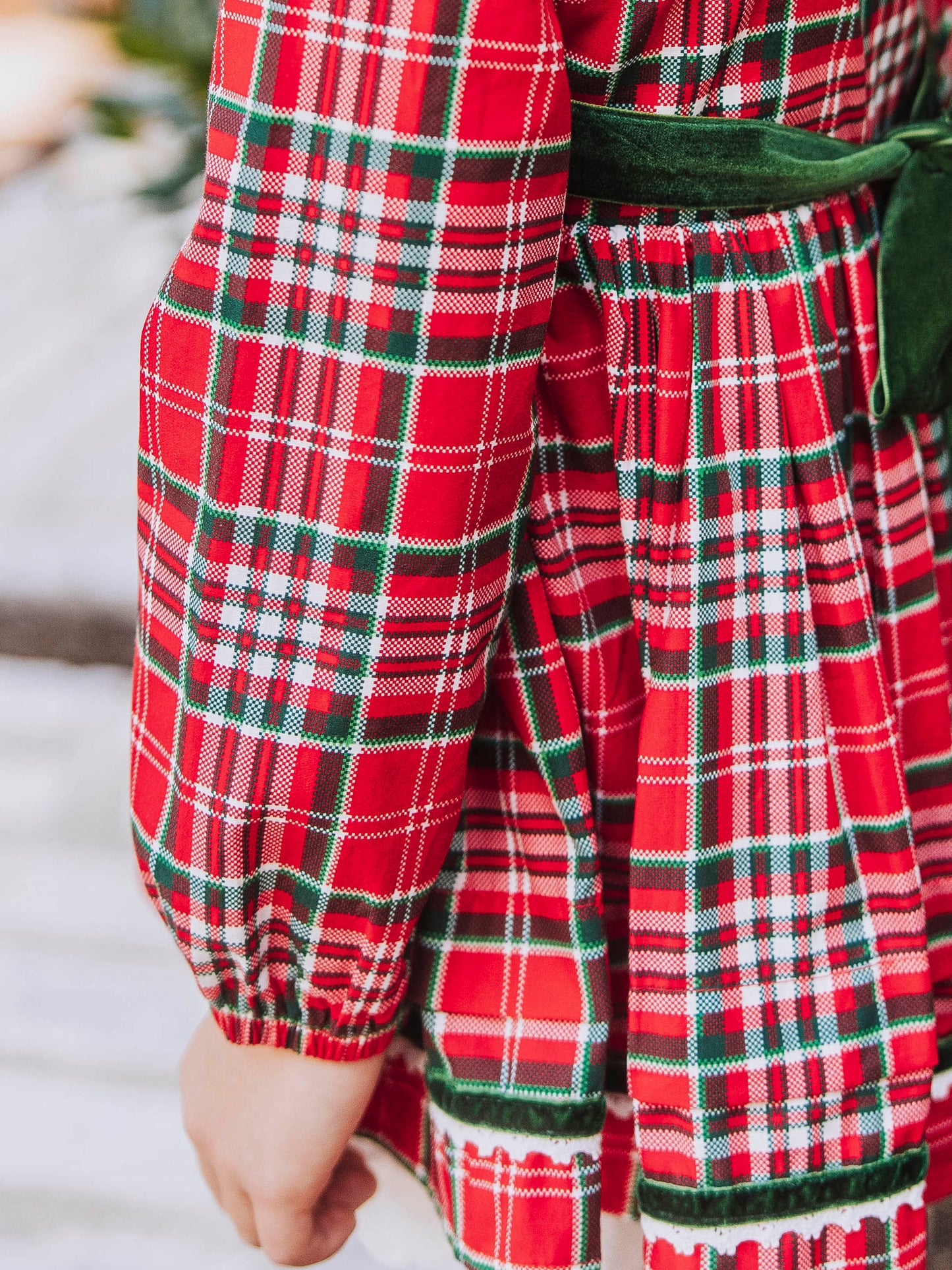 Margo Dress - Merry Plaid (Size Up)