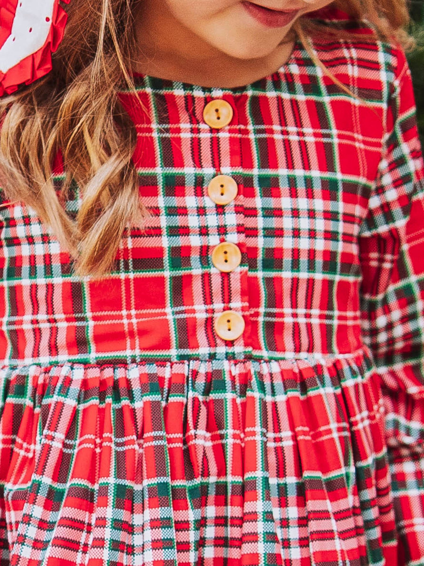 Margo Dress - Merry Plaid (Size Up)