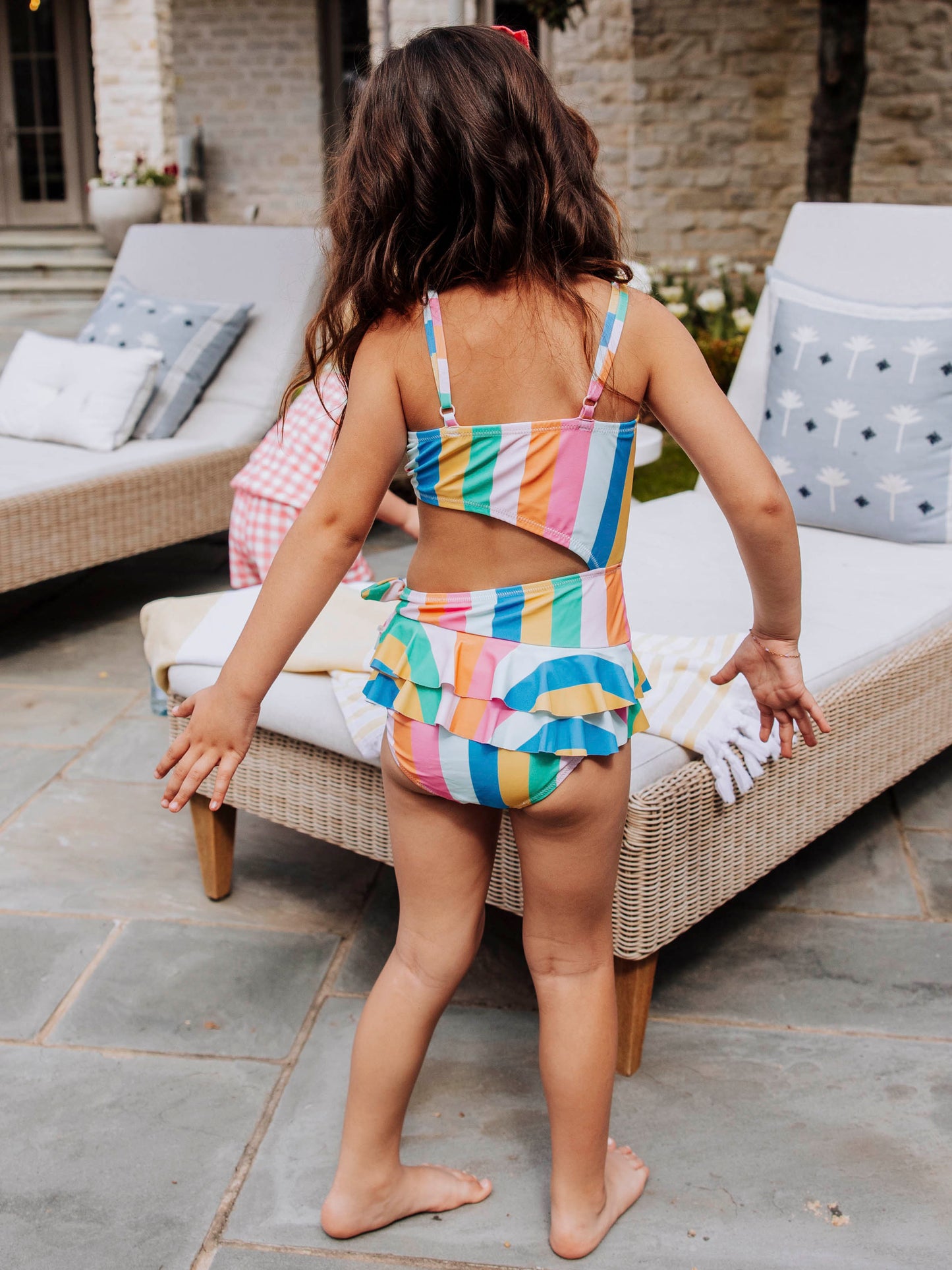 Maya One Piece - Rainbow Stripes