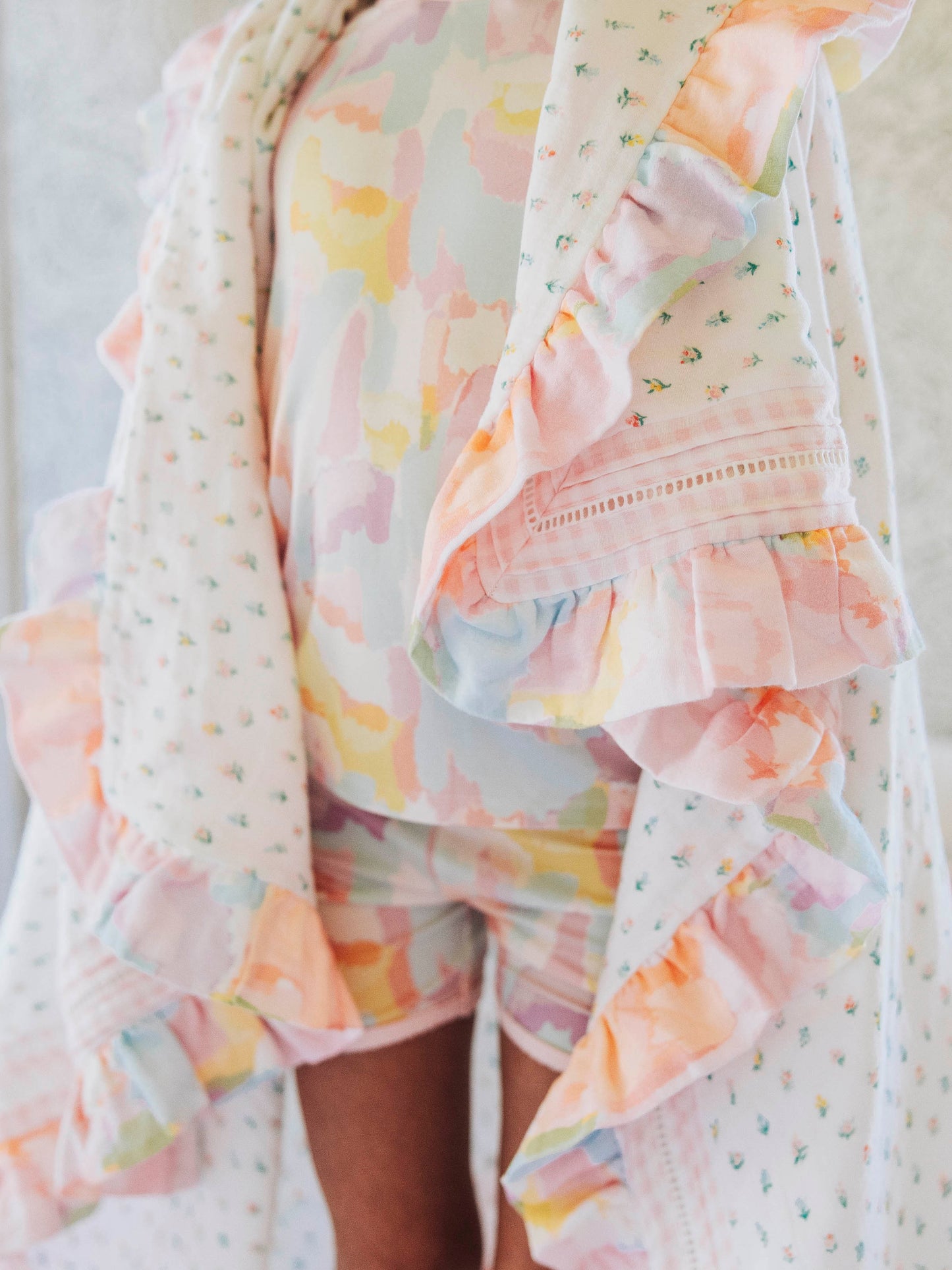 Keepsake Lace Swaddle - Cotton Candy