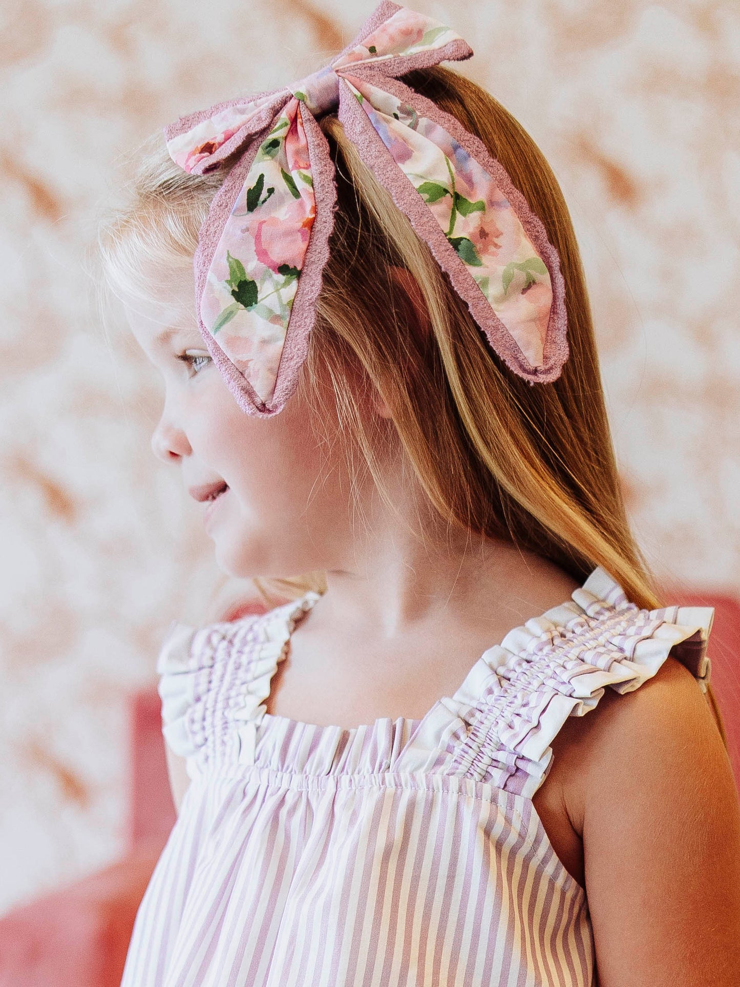 Small Long Tail Bow - Soft Bliss