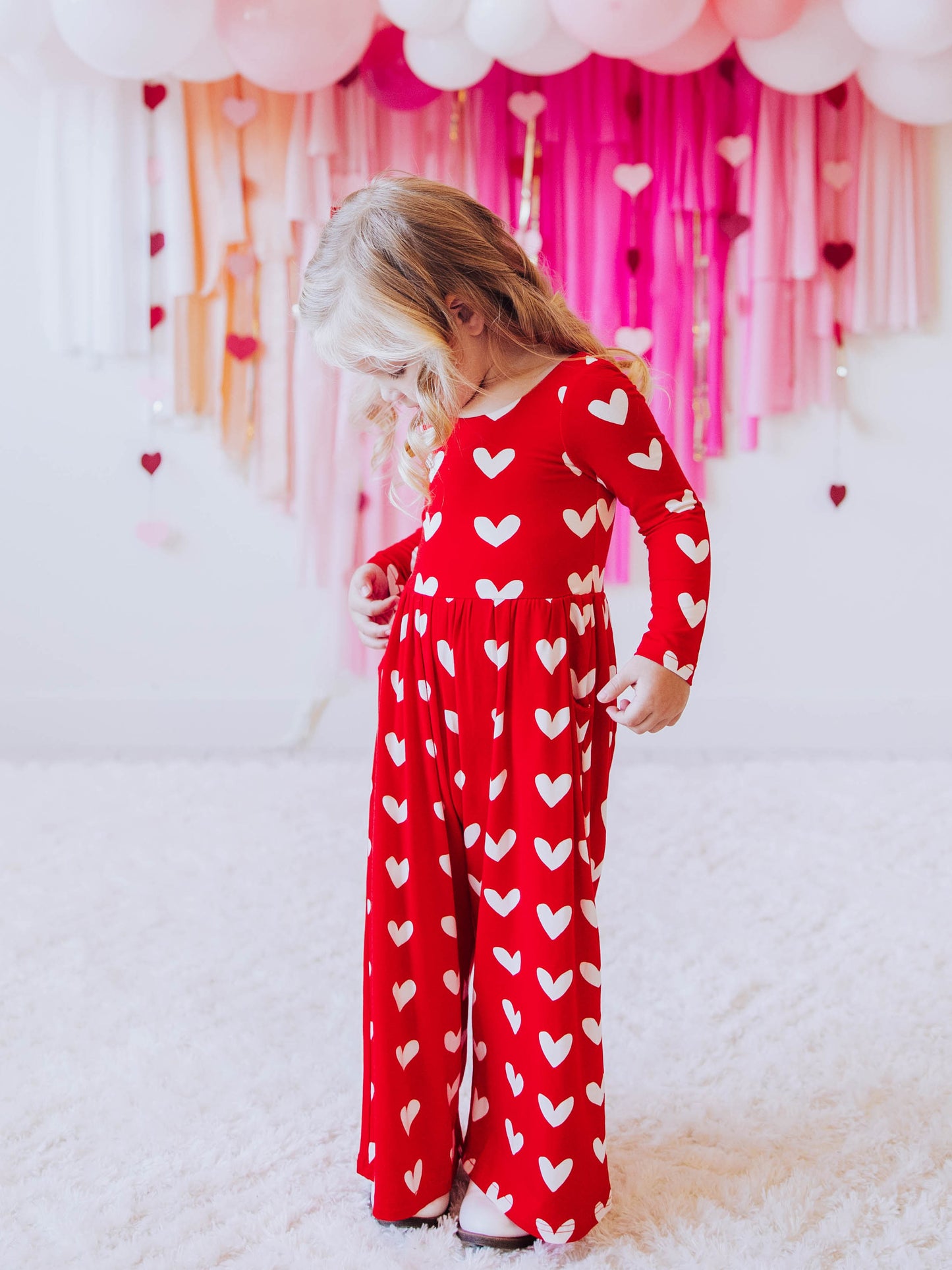 Leggy Romper - Heartbreaker in Red