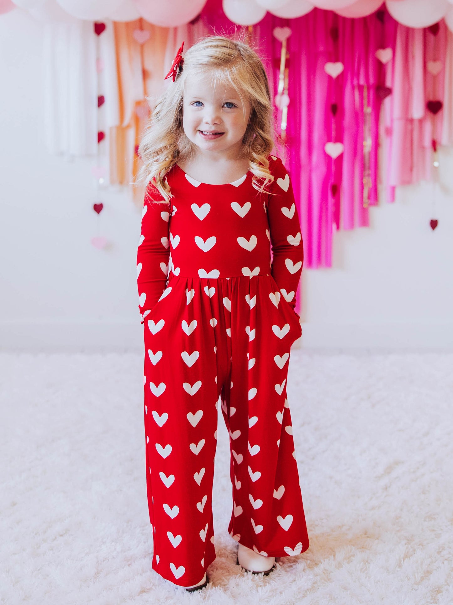 Leggy Romper - Heartbreaker in Red