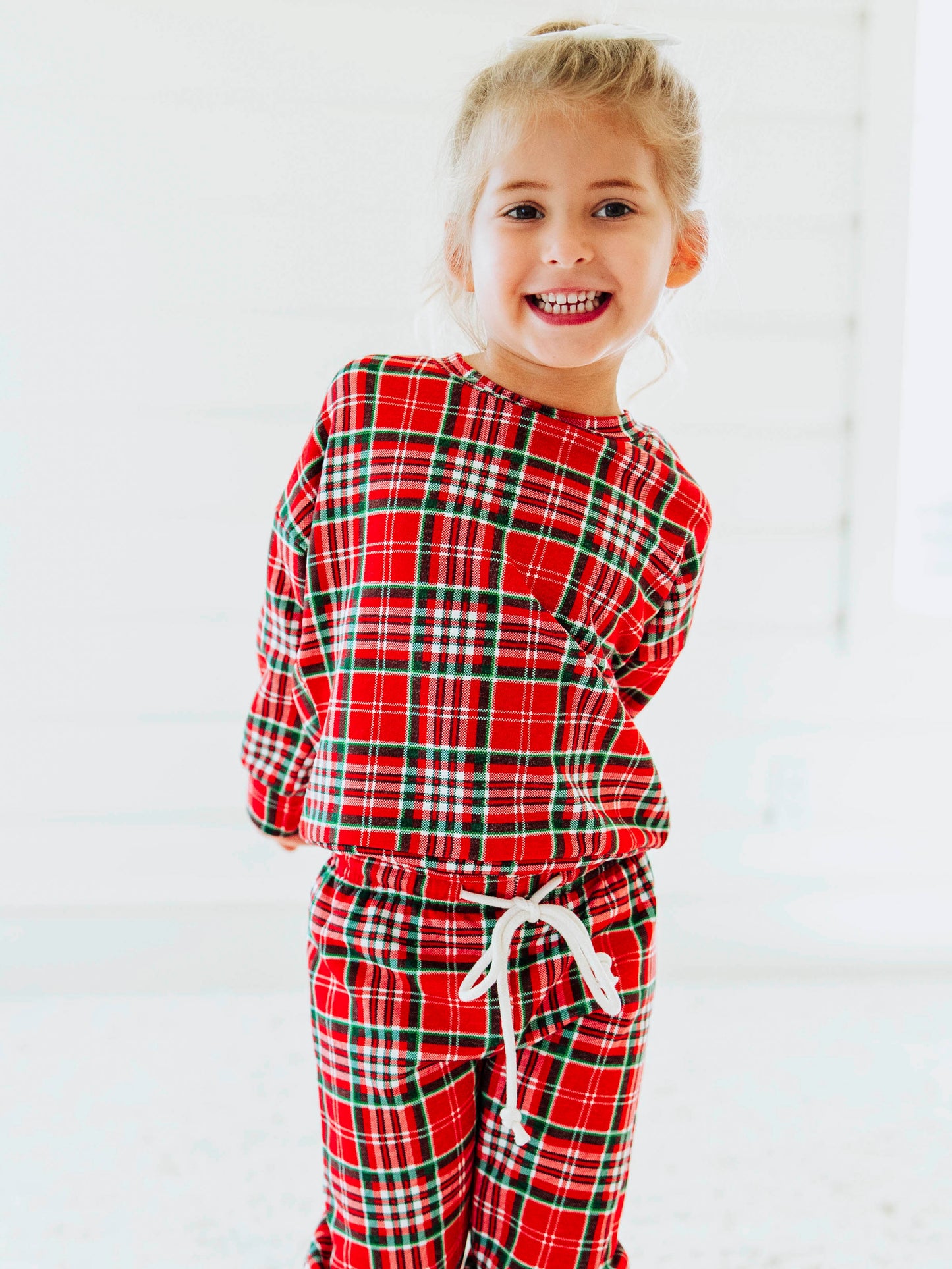 Sweatshirt Set - Merry Plaid