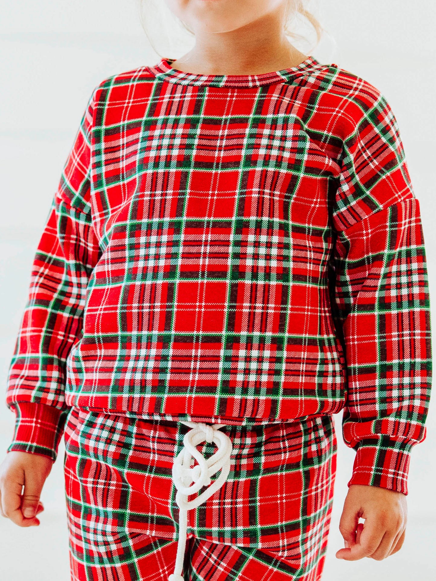 Sweatshirt Set - Merry Plaid