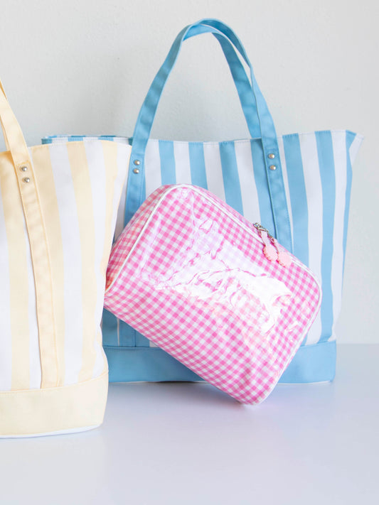 Cosmetic Bag - Pink Gingham