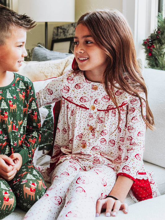 Girly Button Set - St. Nick