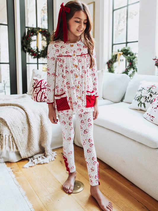 Girly Button Set - St. Nick