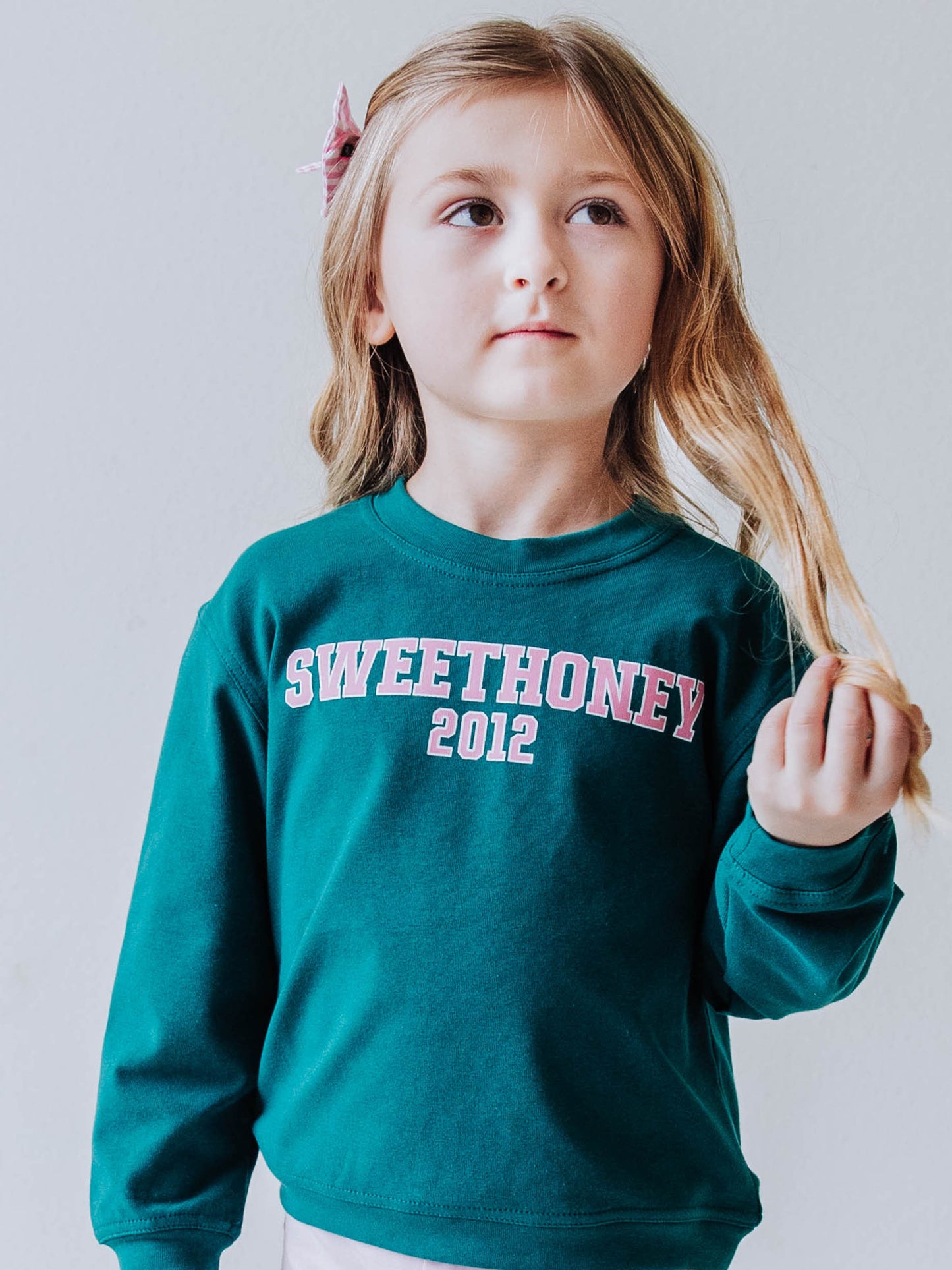Warm Knit Sweatshirt - SweetHoney Sea Green