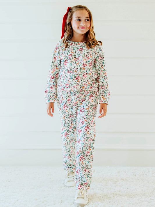Sweatshirt Set - Holly Jolly Reindeer