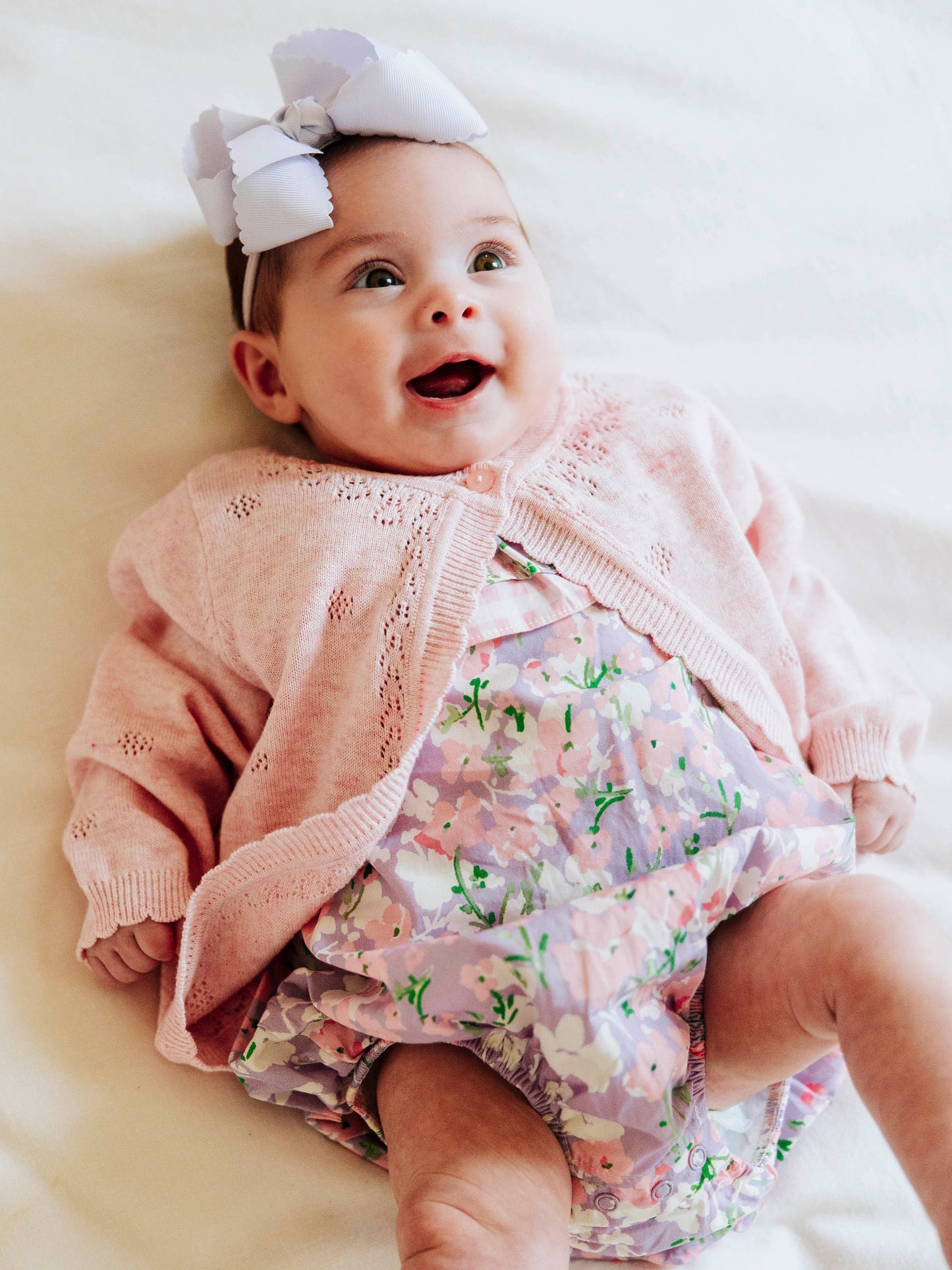 Flutter Bow Bubble - Pastel Blooms