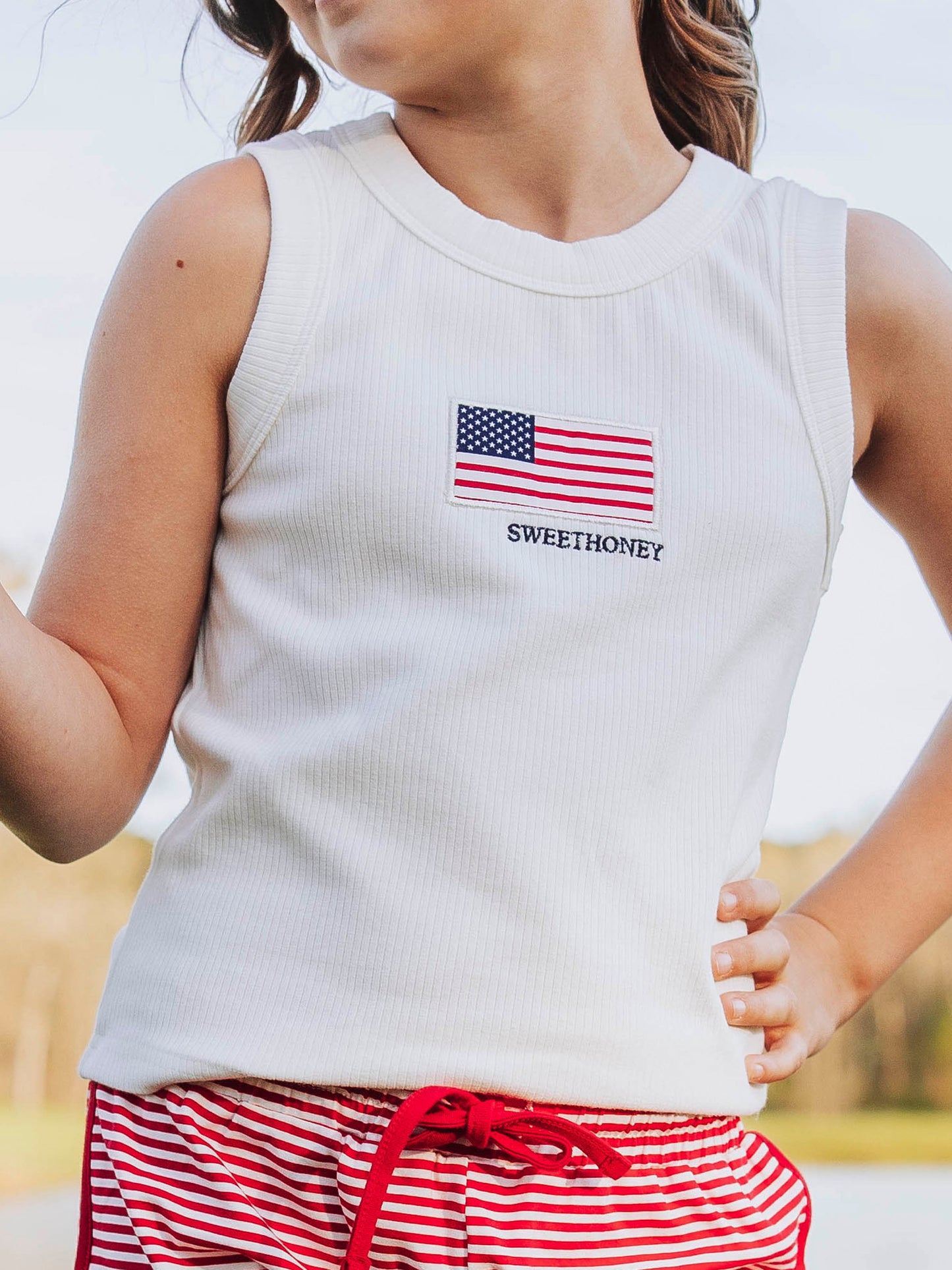 Ribbed Knit Tank Top - Old Glory