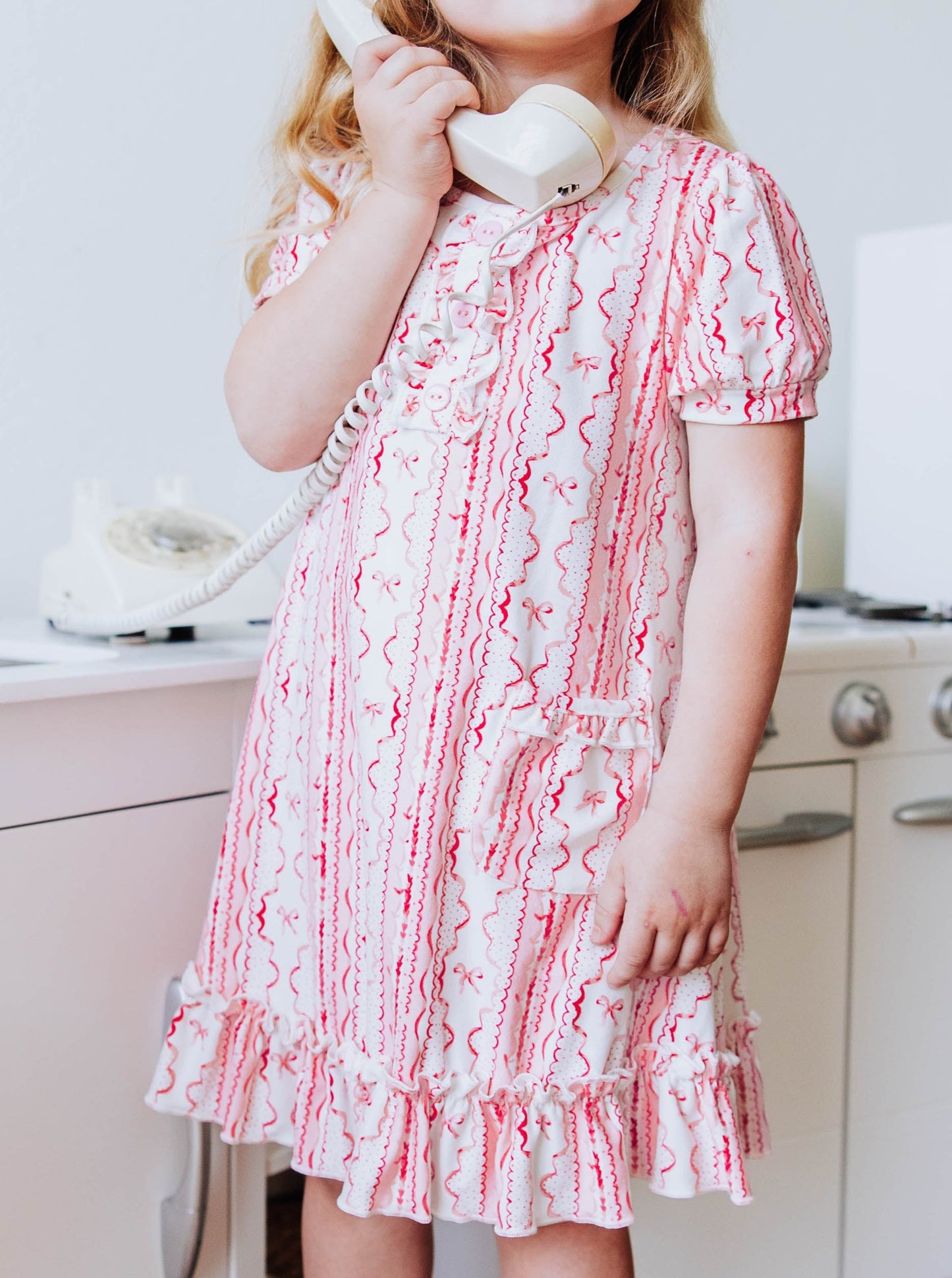 Everyday Play Dress - Pink Lace