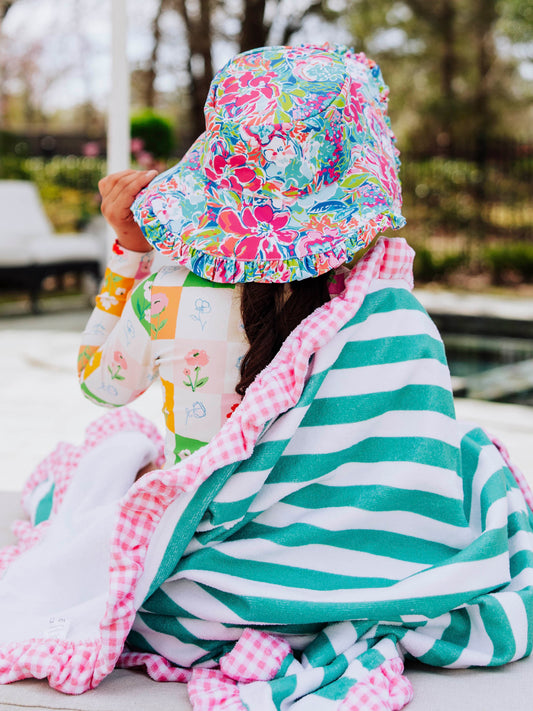 Toddler Sunhat - Hawaiian Blooms