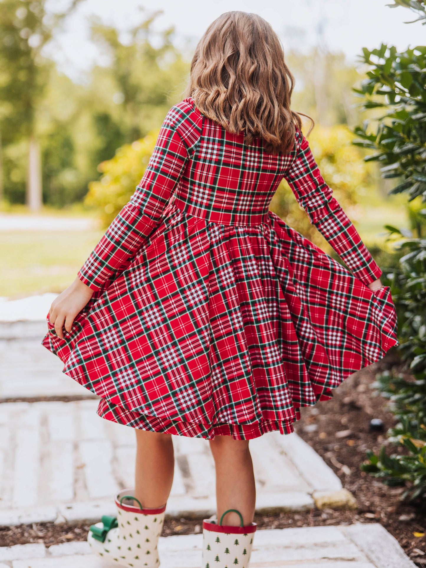 Prim Dress - Merry Plaid