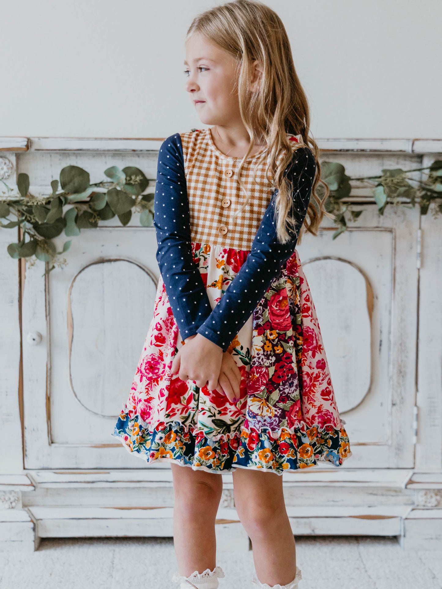 Flair Dress - Bright Floral Mix