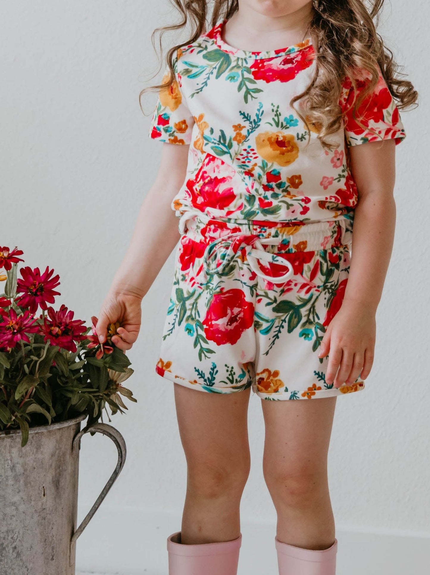 Tee & Short Play Set - Bright Zinnias