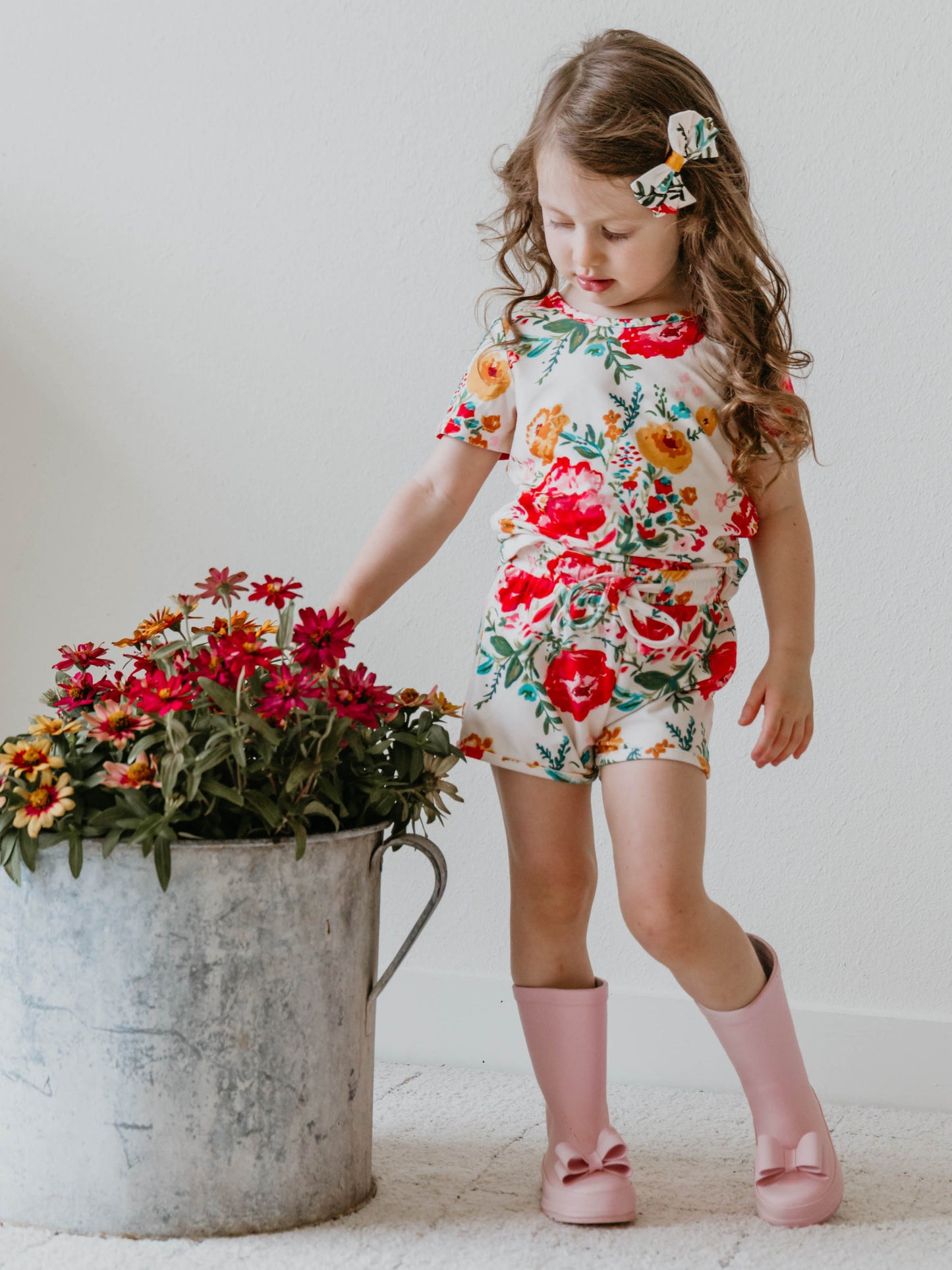 Tee & Short Play Set - Bright Zinnias