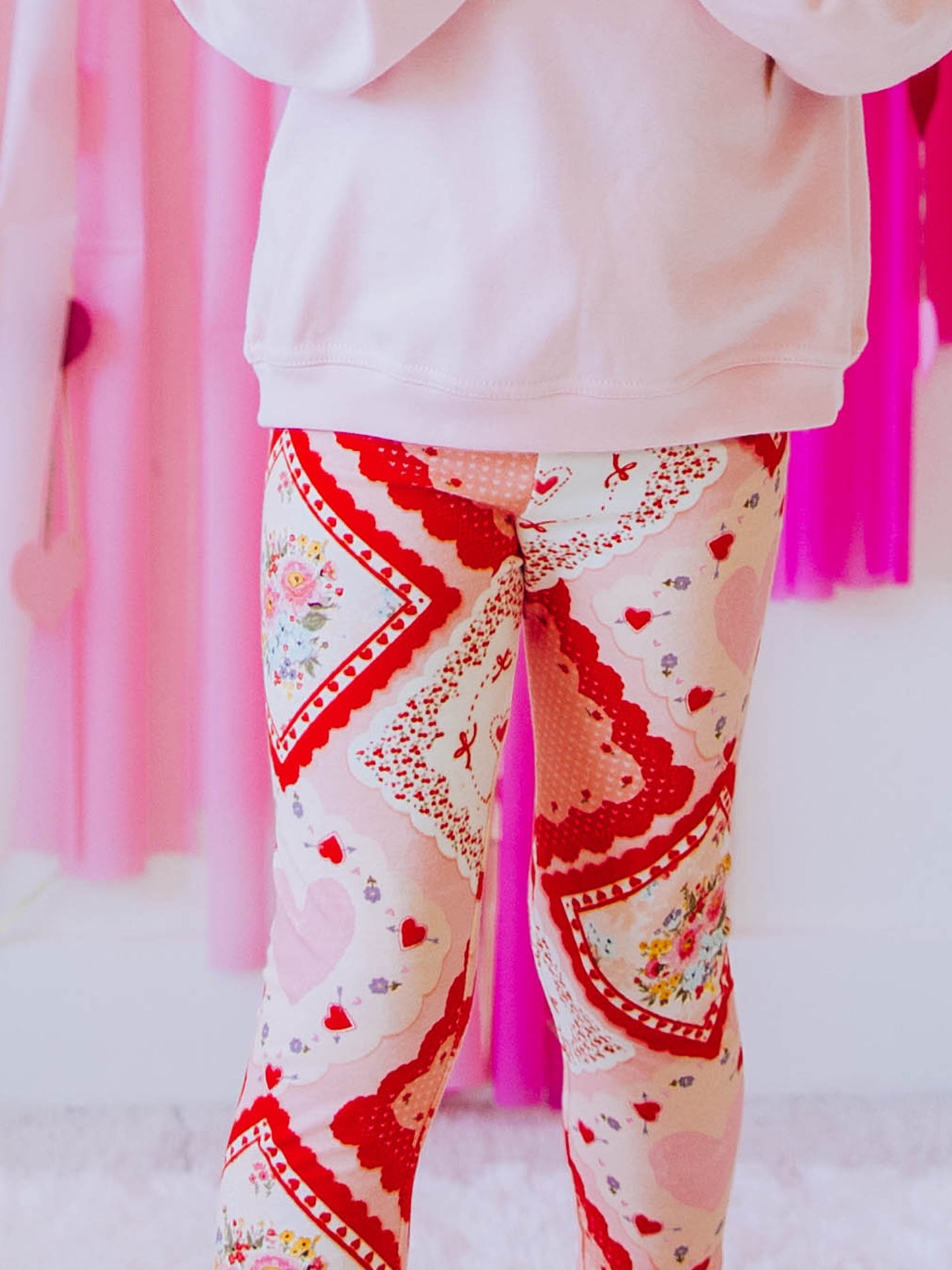 Frankie Leggings - Valentines Patchwork