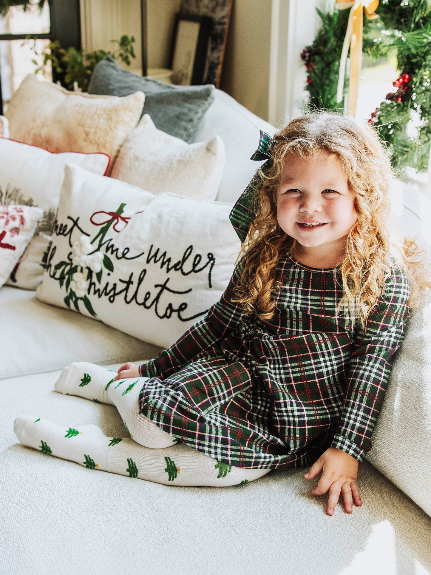 Fitted Ribbed Dress - Christmas Traditions