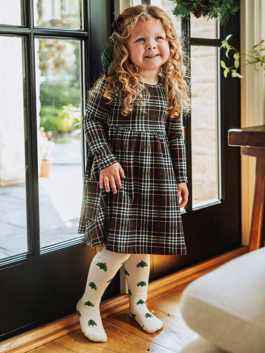 Fitted Ribbed Dress - Christmas Traditions