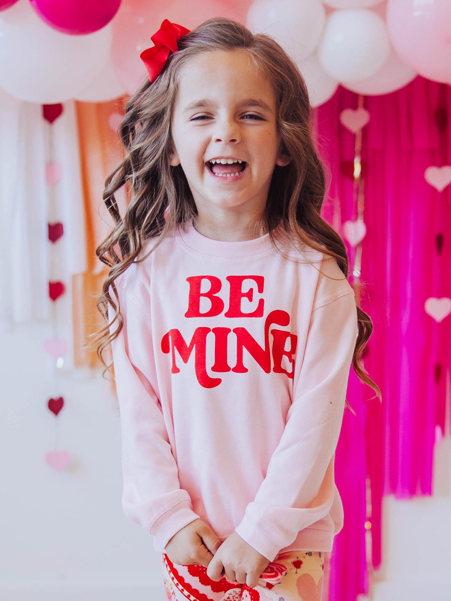 Warm Knit Sweatshirt - Be Mine Pink