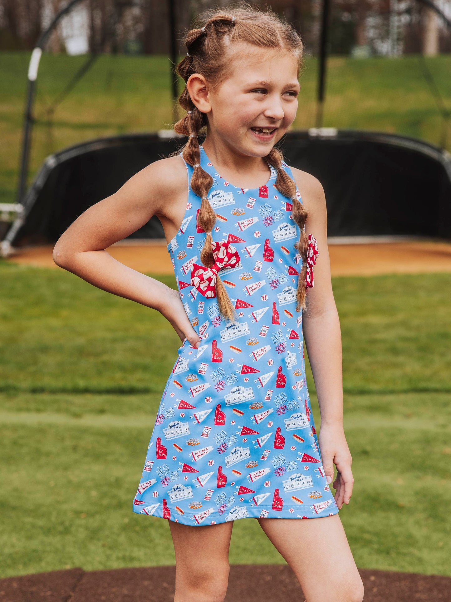 Racerback Tank Dress - Ballpark