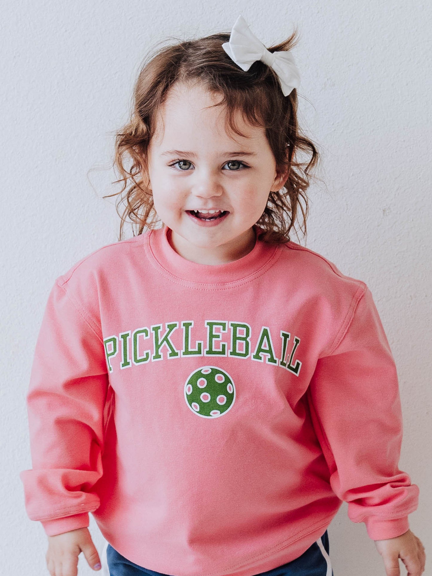 Warm Knit Sweatshirt - Pickleball Pink