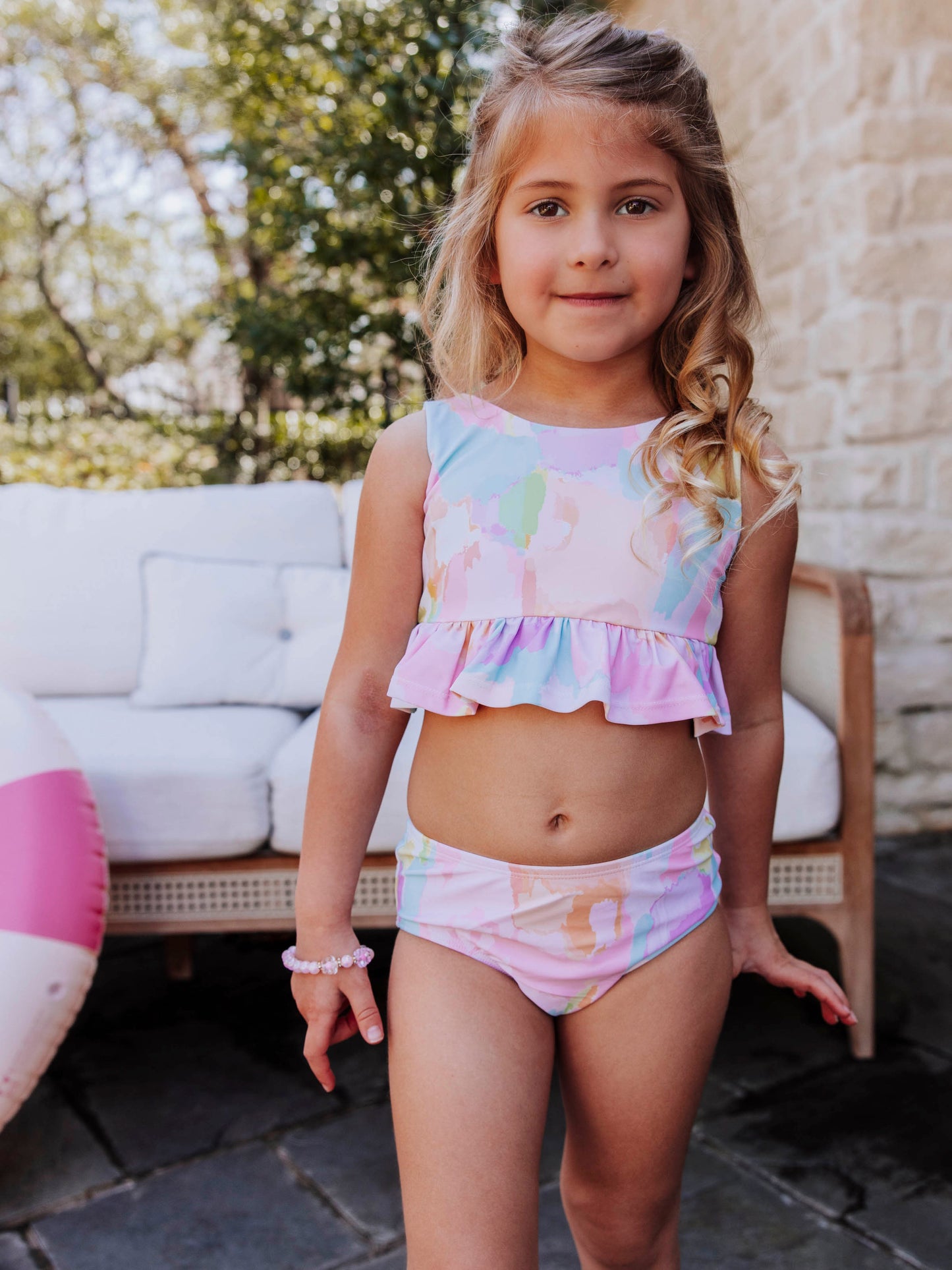 Classic Tankini - Cotton Candy Splash