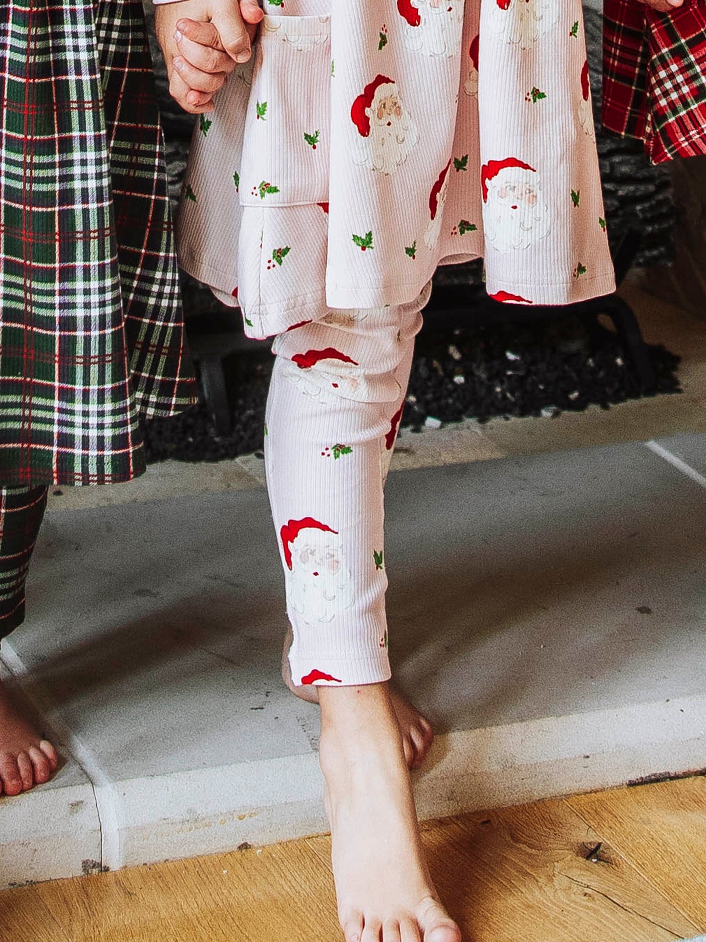 Fitted Ribbed Leggings - Dear Santa (Slightly Flawed)