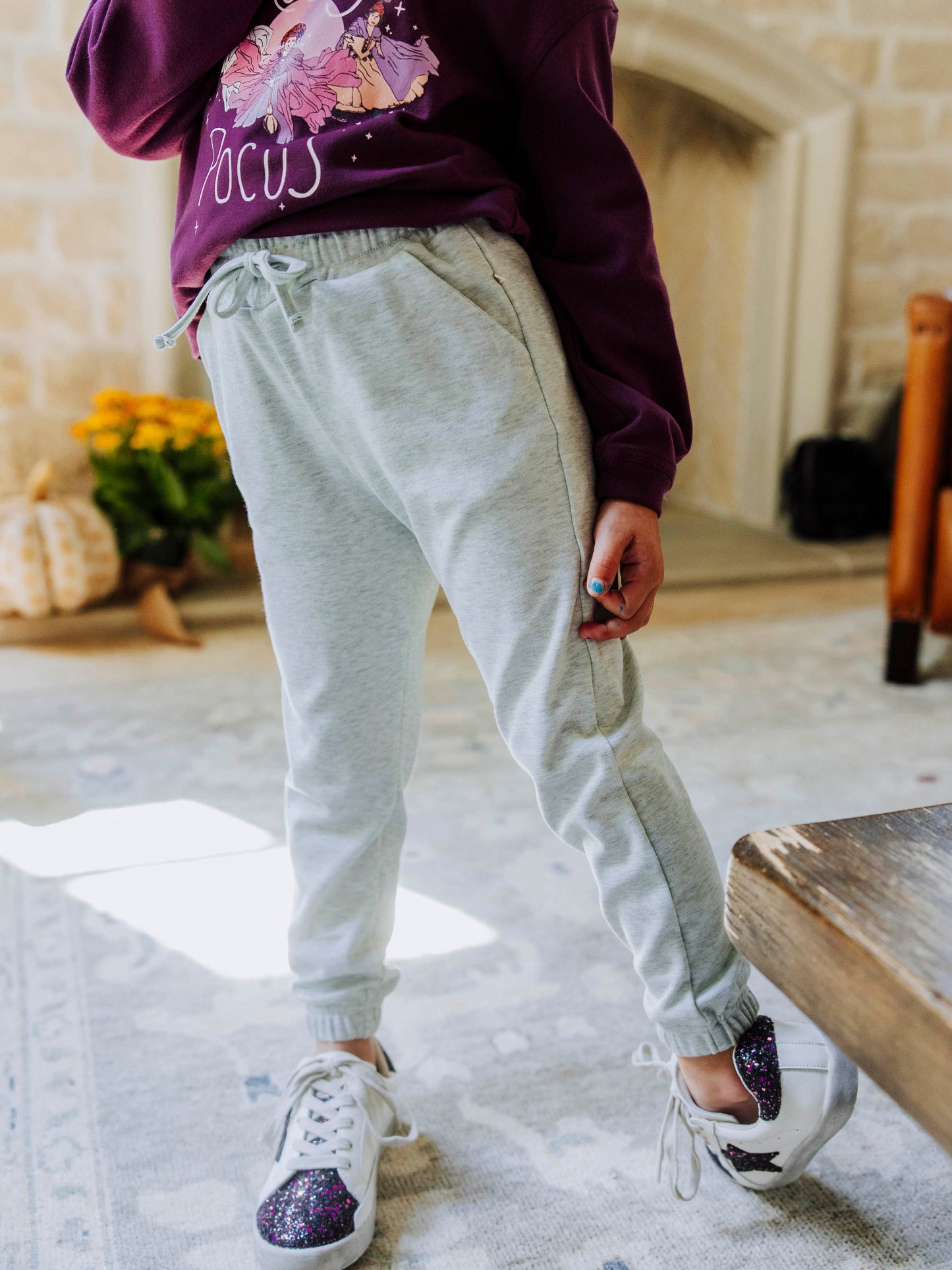 Warm Knit Joggers - Gray